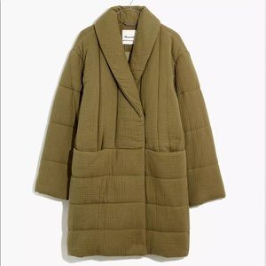 NWT Madewell Lightspun Dumont Quilted Jacket